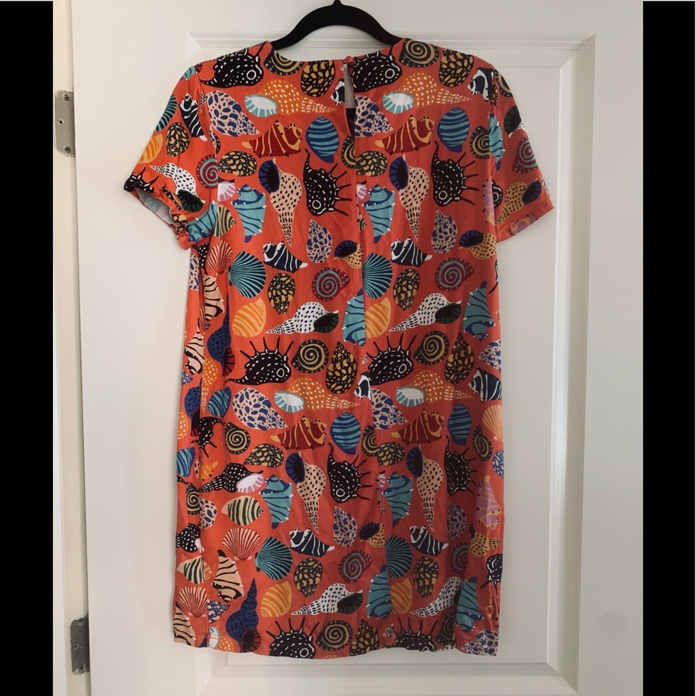 Corey Lynn Calter Coral Multicolor Printed Shift Dress - Picture 4 of 6